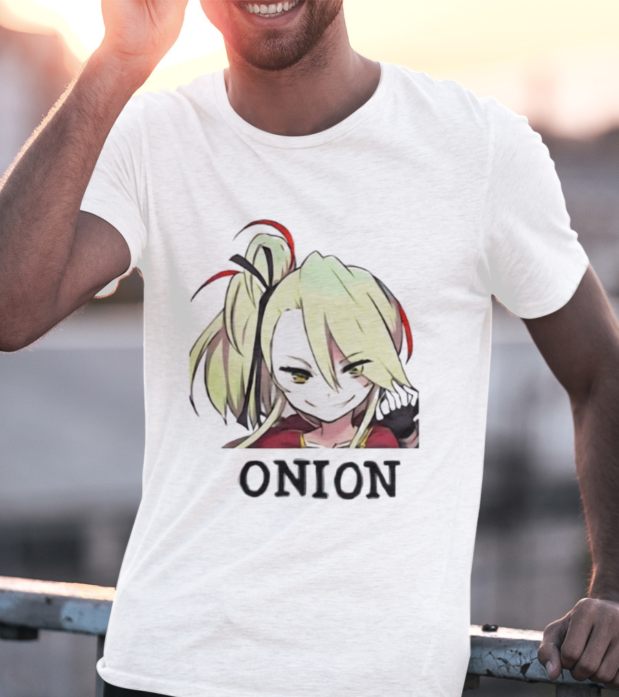 Deathpolca Anime Style Character With Onion T-Shirt