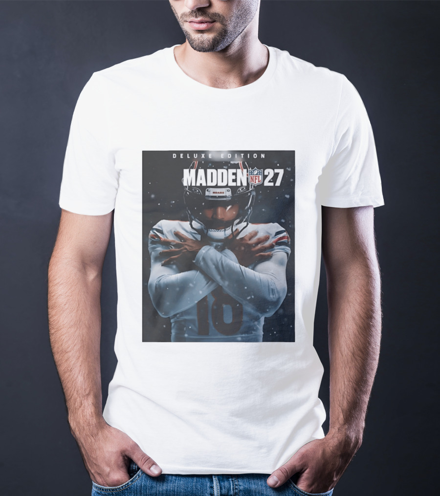 Madden NFL 27 Deluxe Edition Caleb Williams Bears 18 T-Shirt