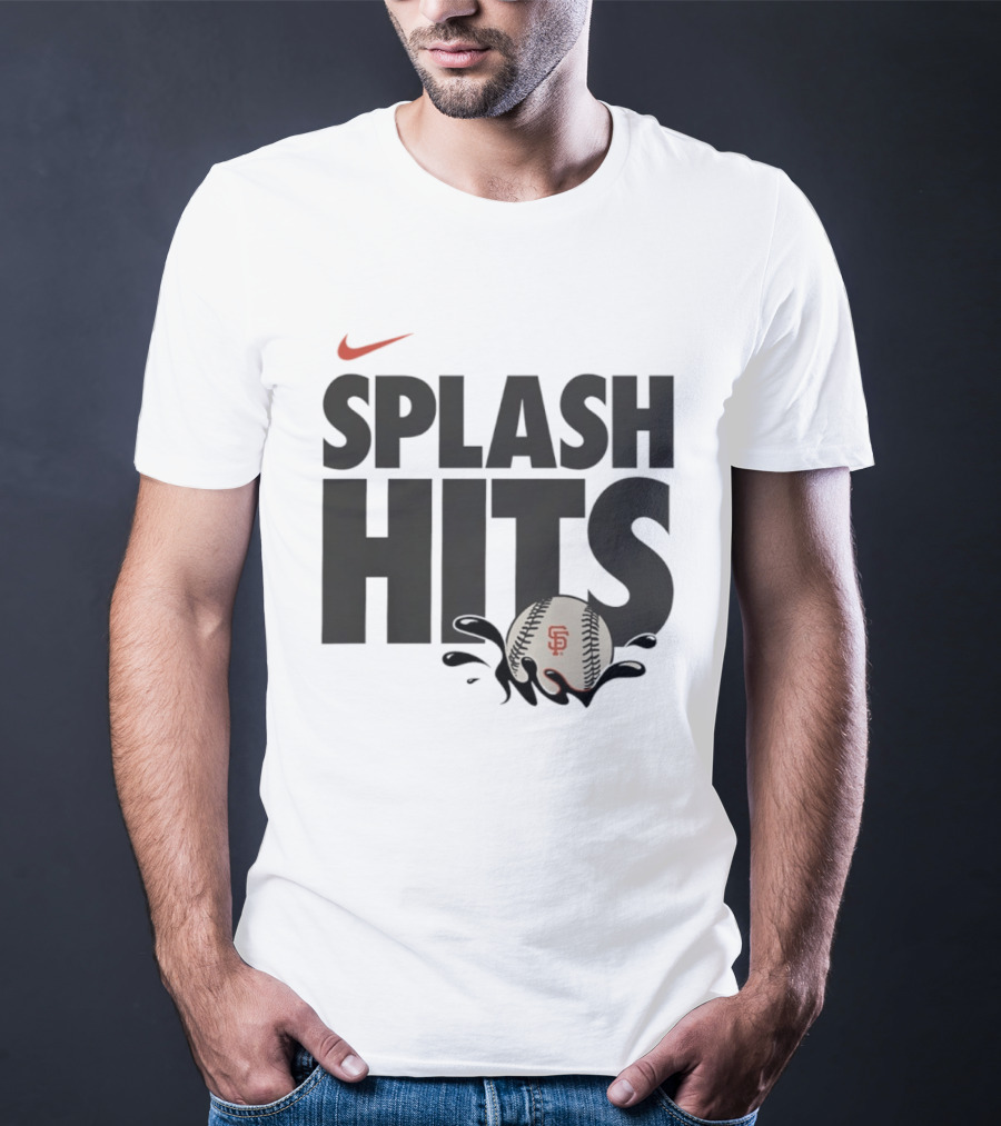 Nike San Francisco Giants Splash Hits Baseball T-Shirt