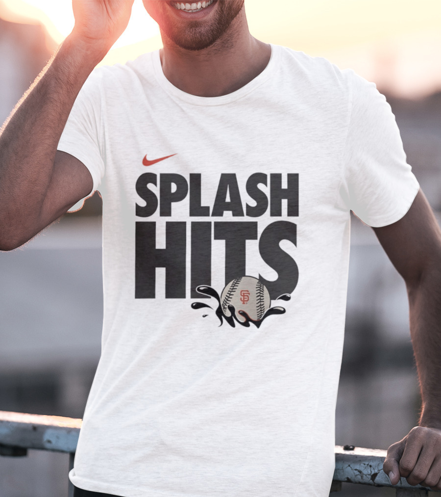 Nike San Francisco Giants Splash Hits Baseball T-Shirt