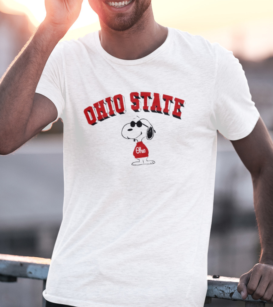 Ohio State Snoopy Peanuts Collaboration T-Shirt