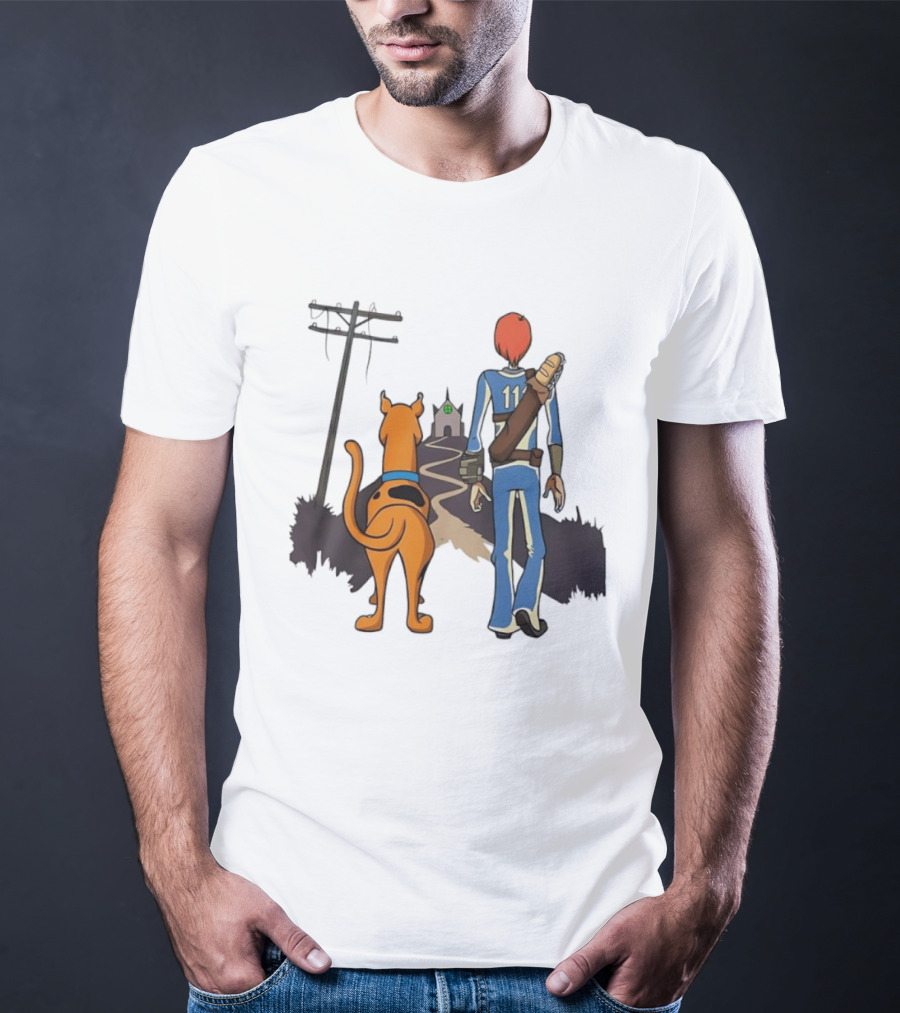 Scooby Doo Shaggy Rogers Fallout Vault Dweller Adventure T-Shirt