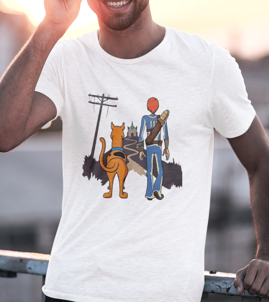 Scooby Doo Shaggy Rogers Fallout Vault Dweller Adventure T-Shirt