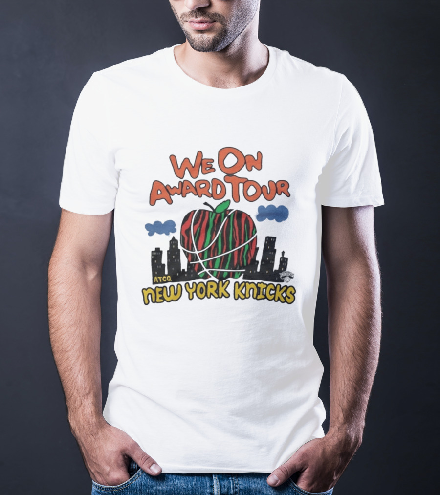 We On Award Tour ATCQ New York Knicks Apple Basketball NBA Team T-Shirt