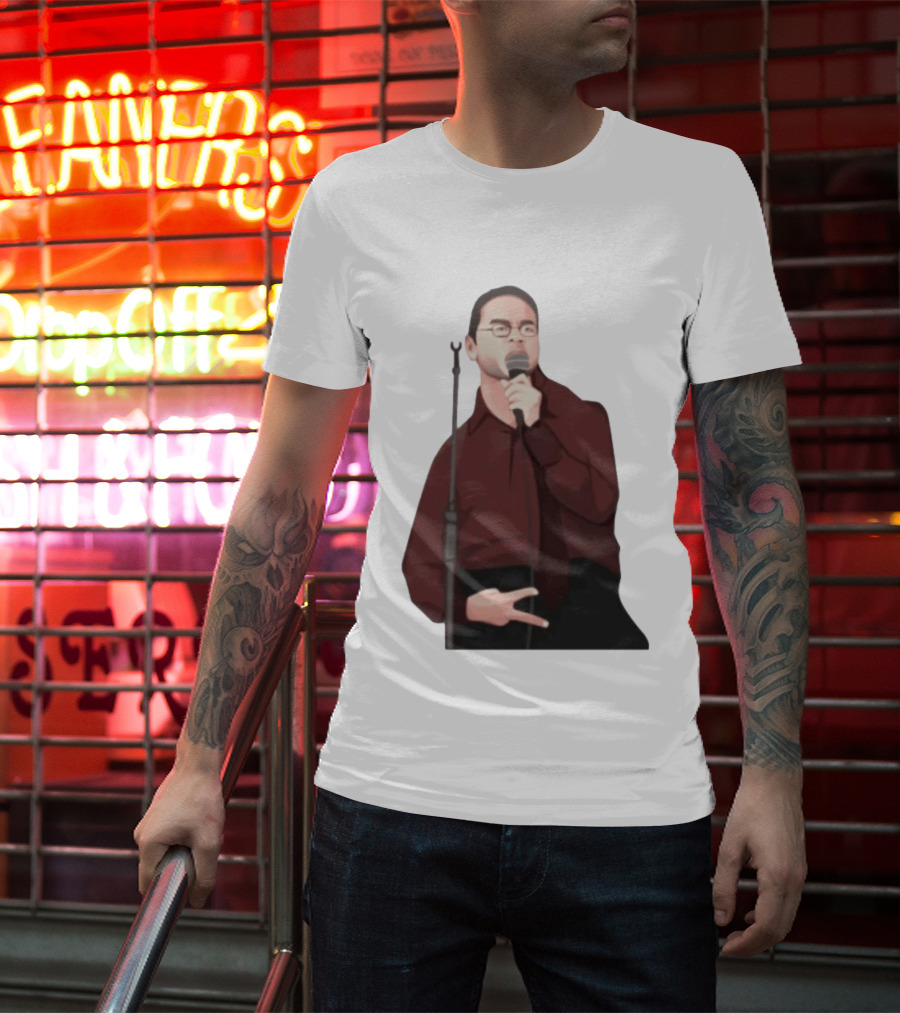 Max And Paddy Stand Up Comedy Performance Live Stage Microphone T-Shirt
