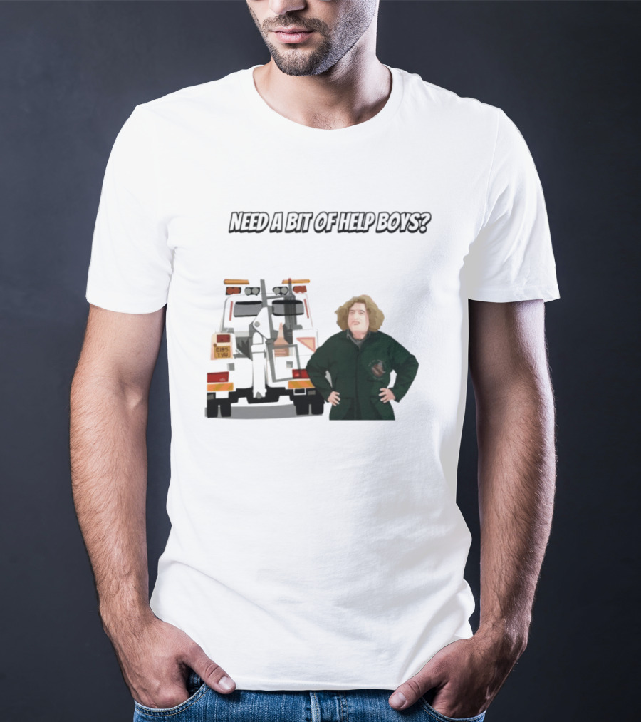 NEED A BIT OF HELP BOYS Paddy Tow Truck Raymond Stantz T-Shirt