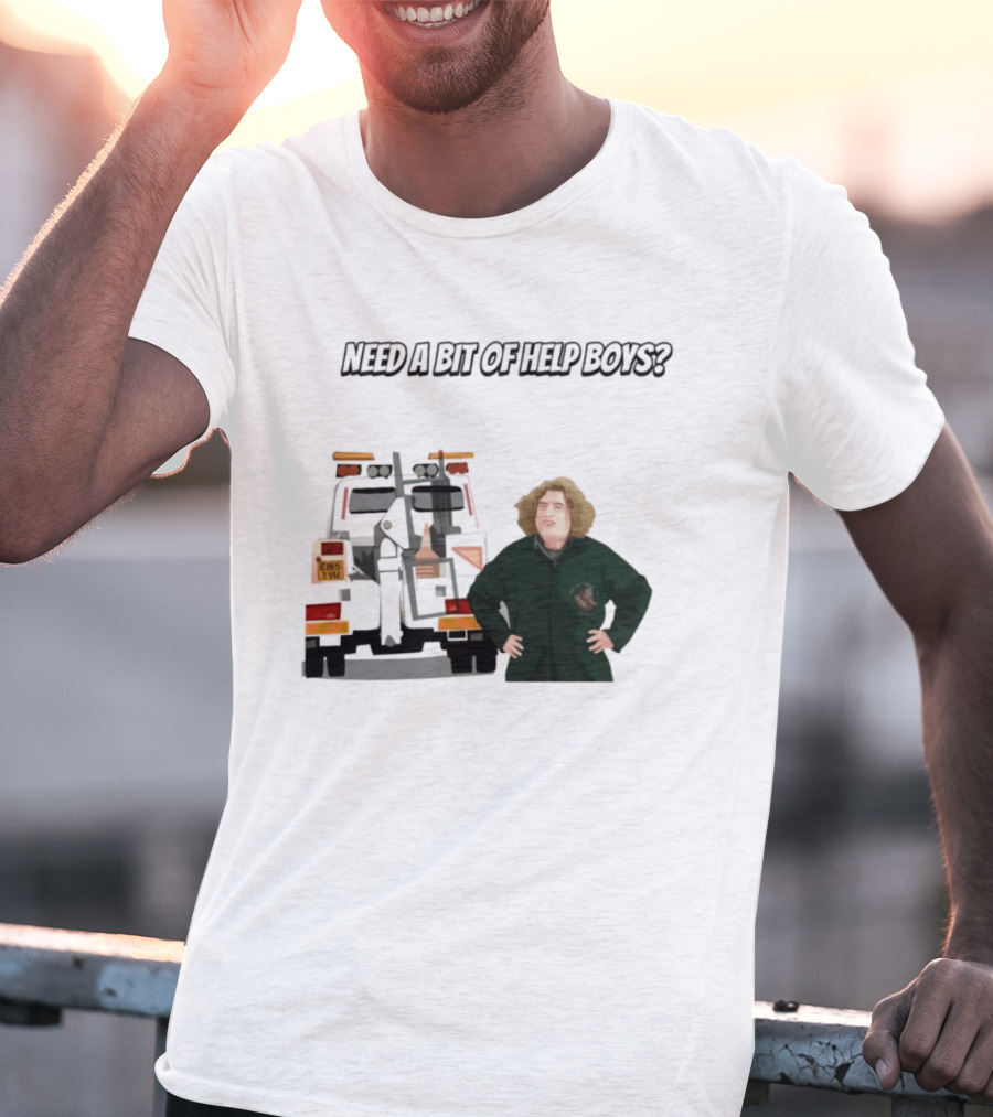 NEED A BIT OF HELP BOYS Paddy Tow Truck Raymond Stantz T-Shirt