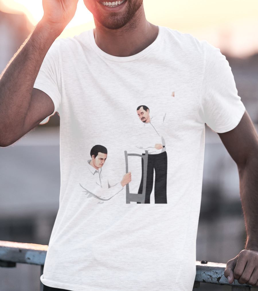 Max And Paddy Pine Barrens Christopher Moltisanti Paulie Gualtieri Chair Scene T-Shirt