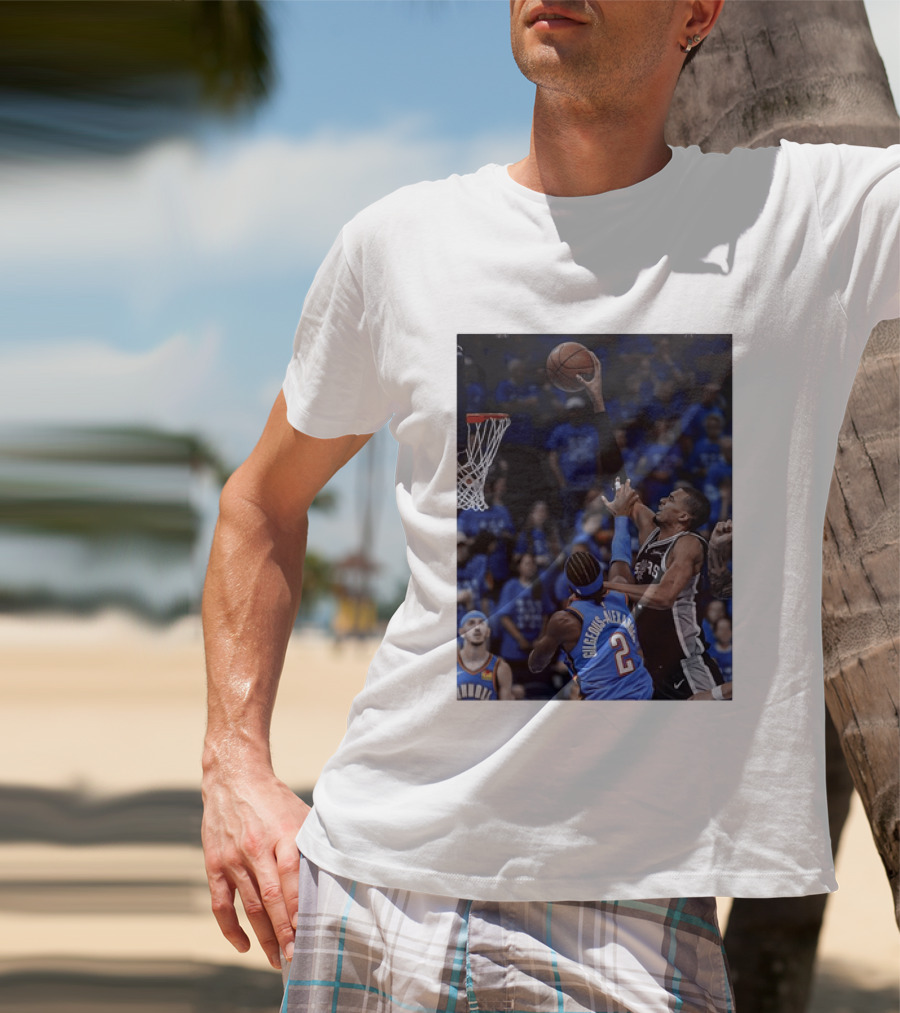 Victor Wembanyama Shai Gilgeous Alexander NBA Showdown San Antonio Spurs Vs Oklahoma City Thunder T-Shirt