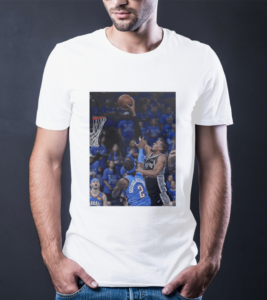 Victor Wembanyama Shai Gilgeous Alexander NBA Showdown San Antonio Spurs Vs Oklahoma City Thunder T-Shirt