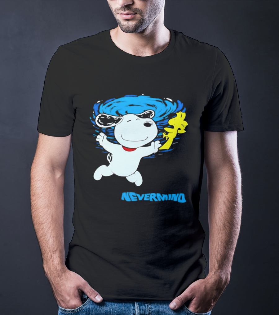 Snoopy Woodstock Nevermind Swimming Adventure T-Shirt
