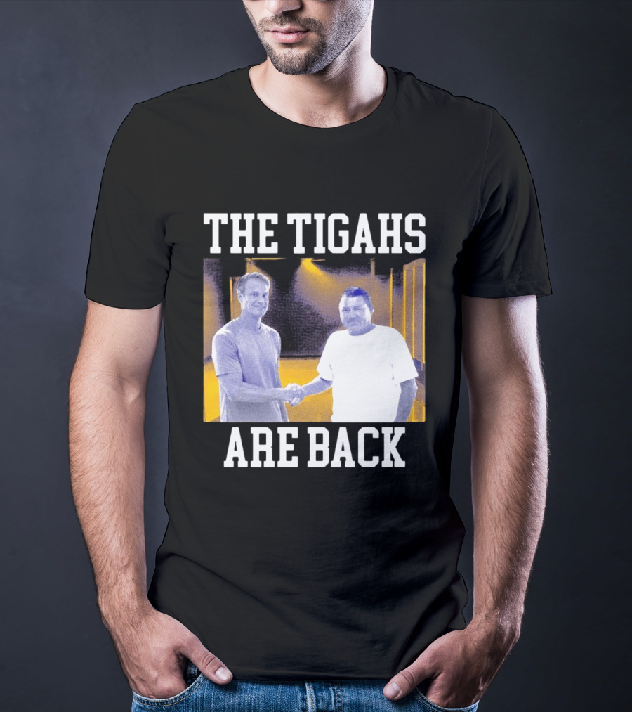 The Tigahs Are Back Brian Kelly Handshake T-Shirt