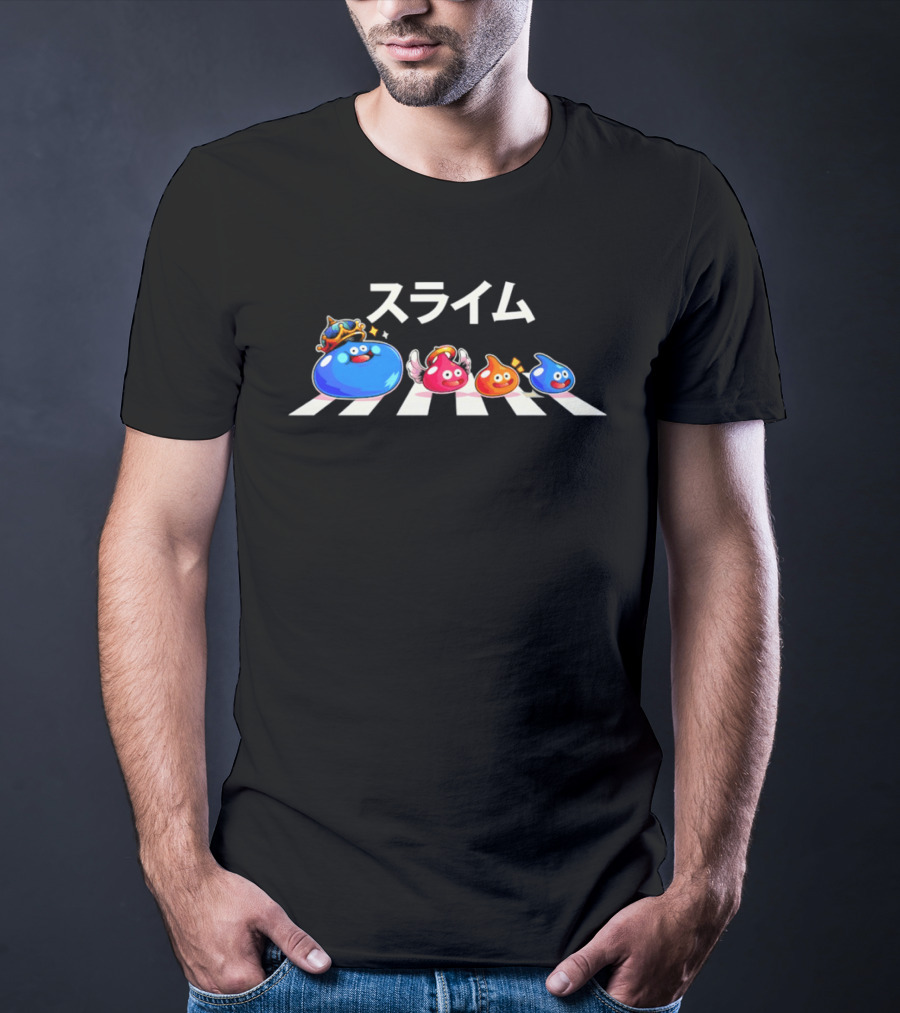 JP King Slime And Friends Abbey Road Crossing T-Shirt
