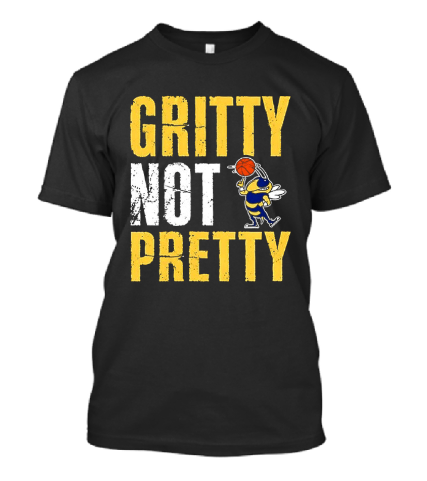 Gritty Not Pretty Georgia Tech Buzz Basketball T-Shirt