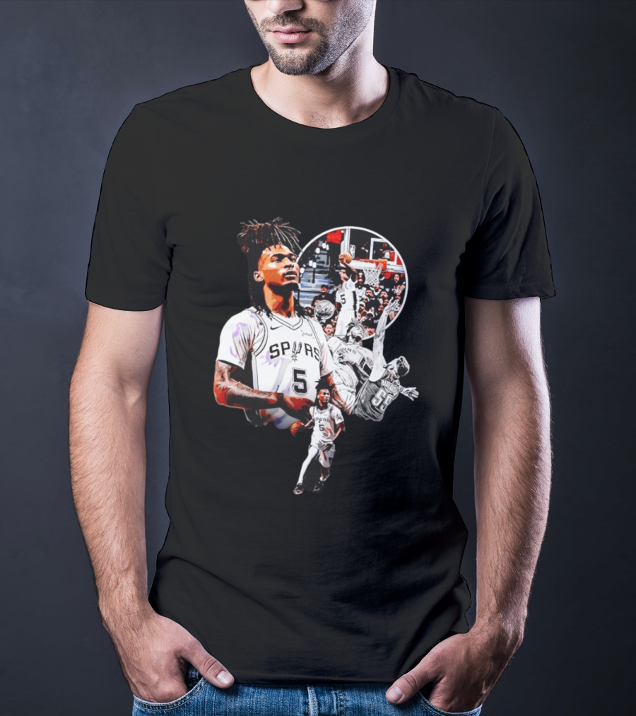 Victor Wembanyama San Antonio Spurs 2026 Basketball Game Changers T-Shirt
