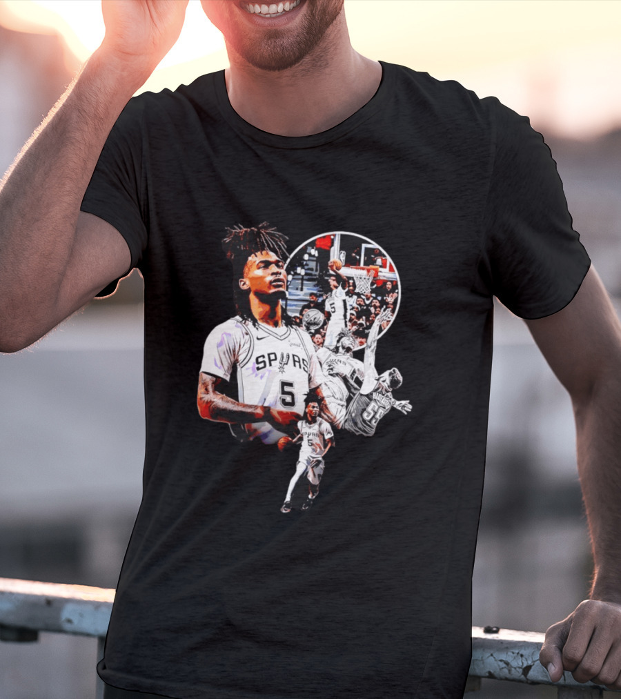 Victor Wembanyama San Antonio Spurs 2026 Basketball Game Changers T-Shirt