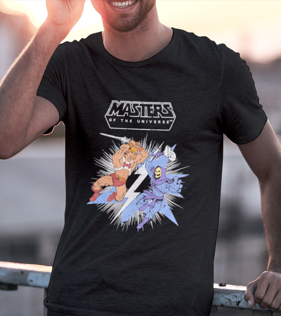 Masters Of The Universe He Man Vs Skeletor Epic Battle 2026 T-Shirt