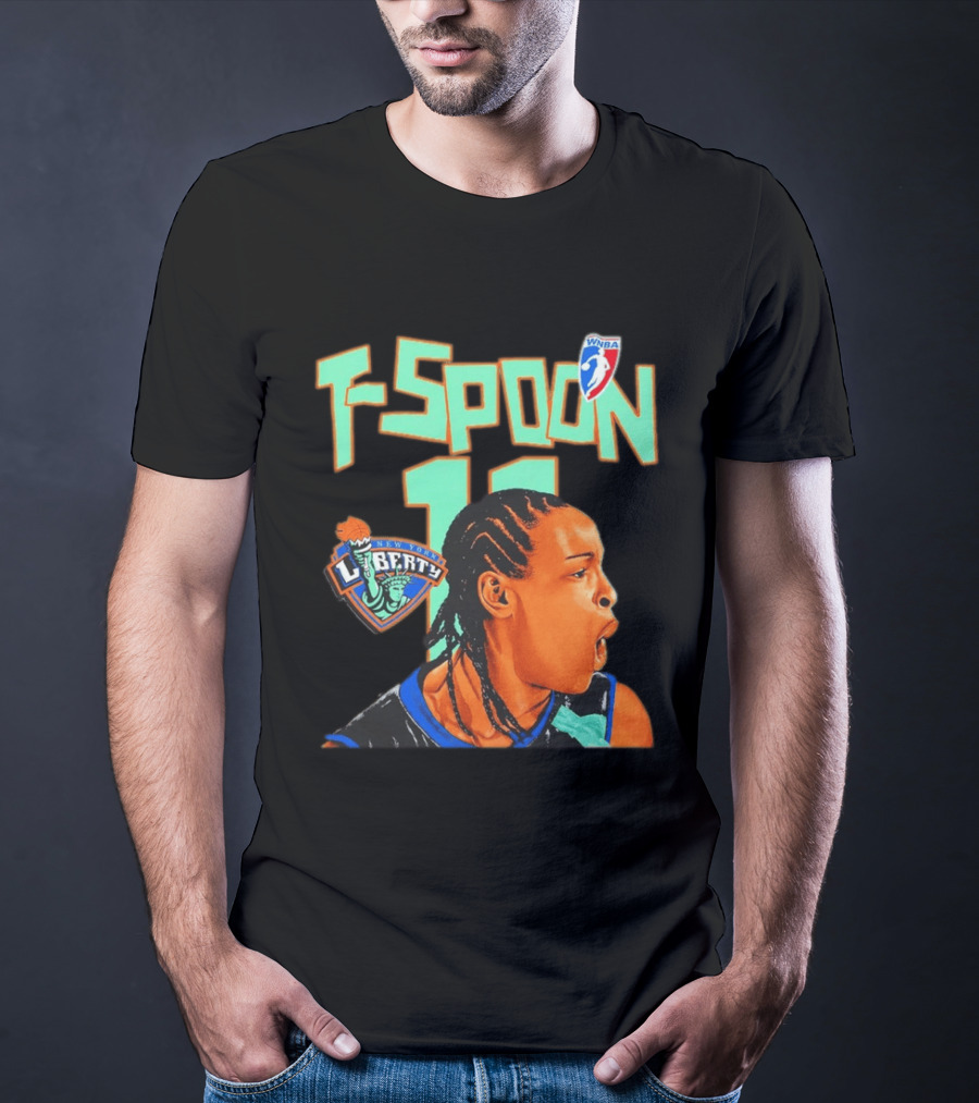 WNBA Spoon Teresa Weatherspoon New York Liberty Basketball 11 T-Shirt