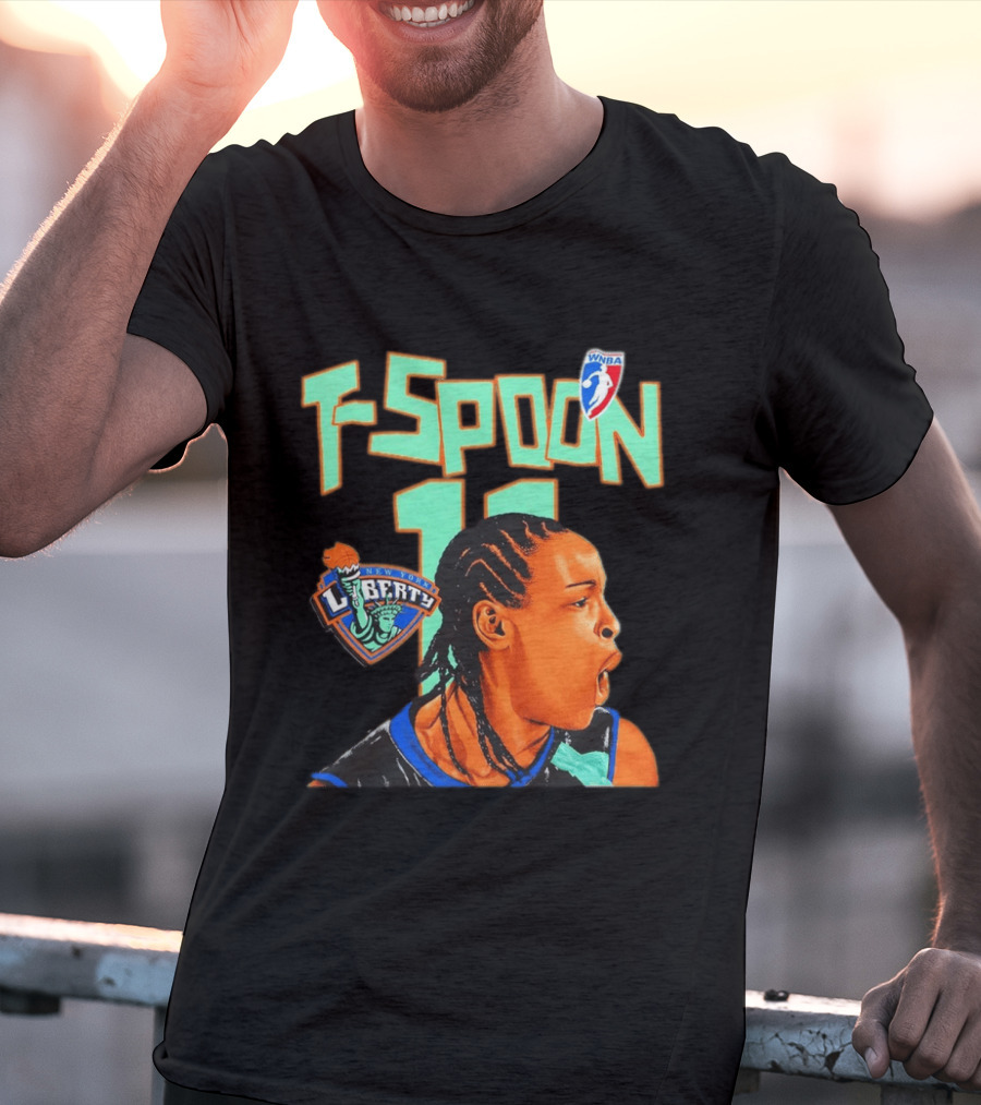 WNBA Spoon Teresa Weatherspoon New York Liberty Basketball 11 T-Shirt