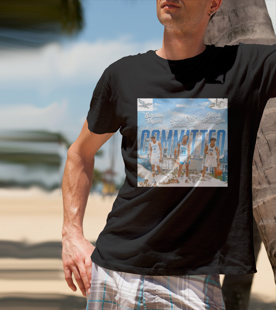 Committed Basketball Sheldon Voyard Jabari JB Washington Joseph Washington Nighthawk NPC T-Shirt