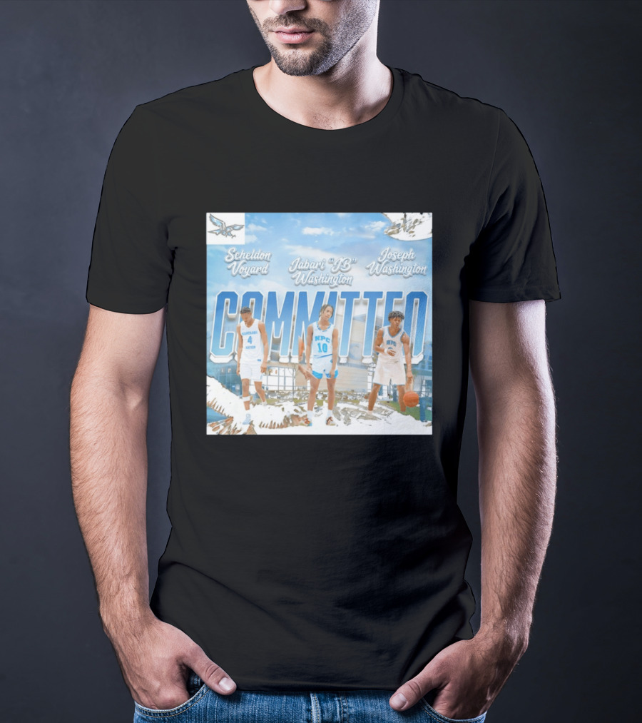 Committed Basketball Sheldon Voyard Jabari JB Washington Joseph Washington Nighthawk NPC T-Shirt