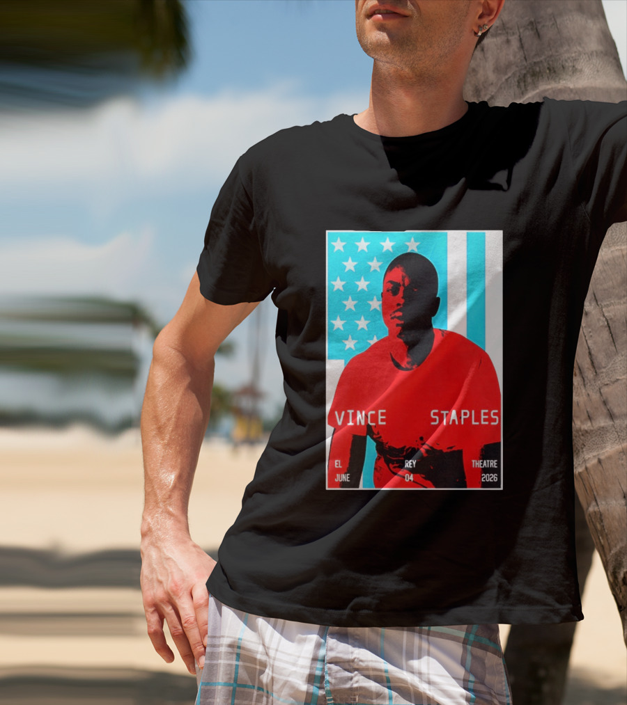 Vince Staples El Rey Theatre Los Angeles June 4 2026 T-Shirt