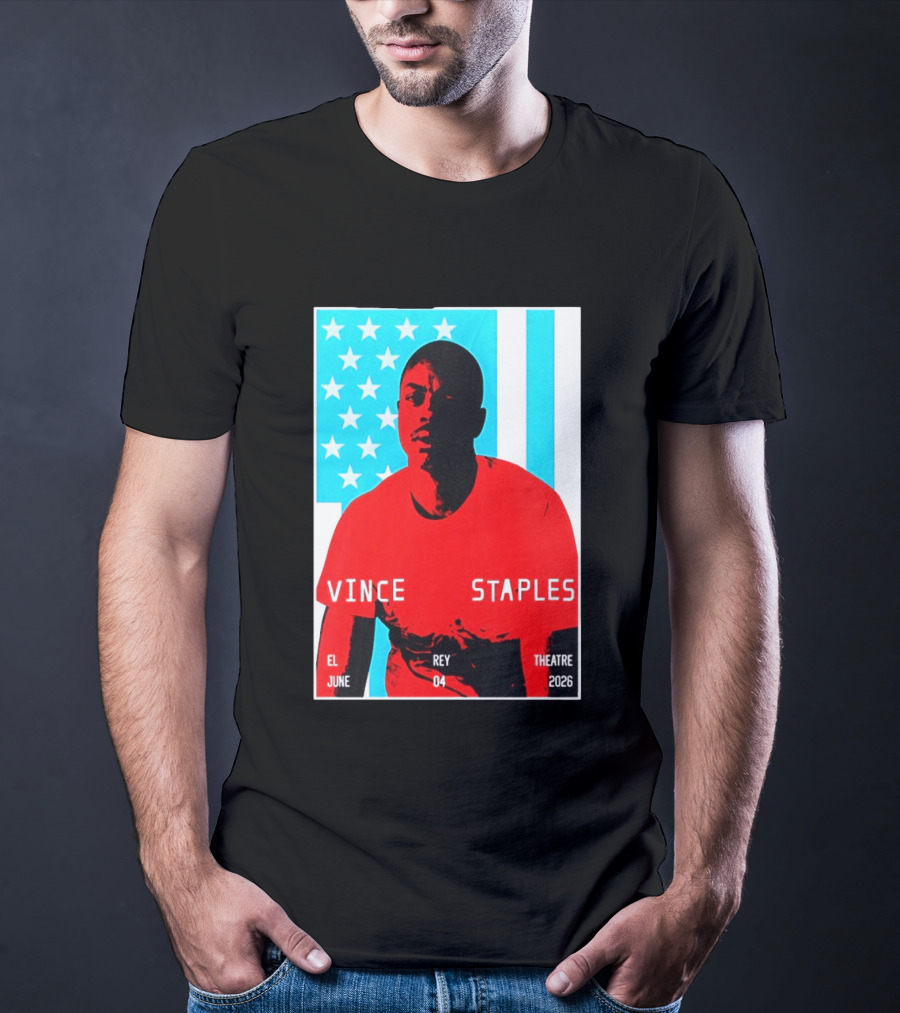 Vince Staples El Rey Theatre Los Angeles June 4 2026 T-Shirt