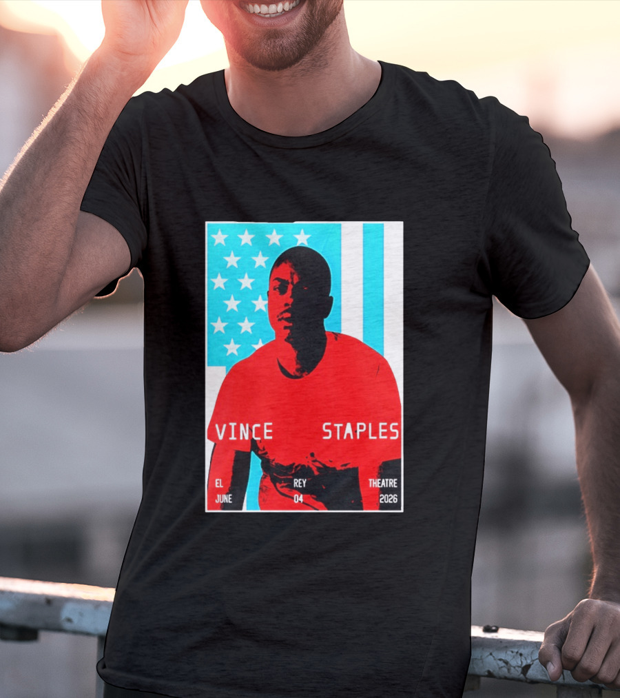 Vince Staples El Rey Theatre Los Angeles June 4 2026 T-Shirt