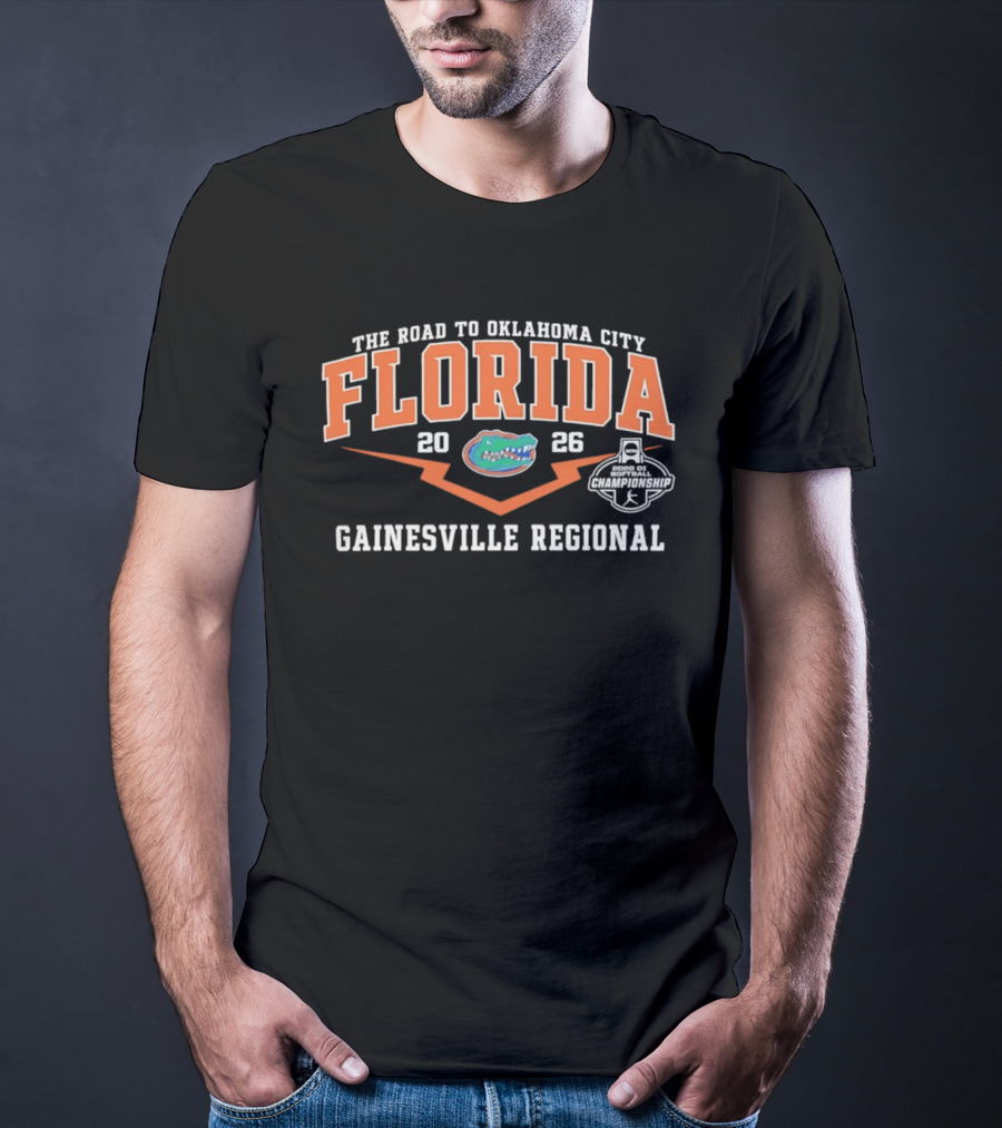 Florida Gators 2026 Road To Oklahoma City Gainesville Regional T-Shirt