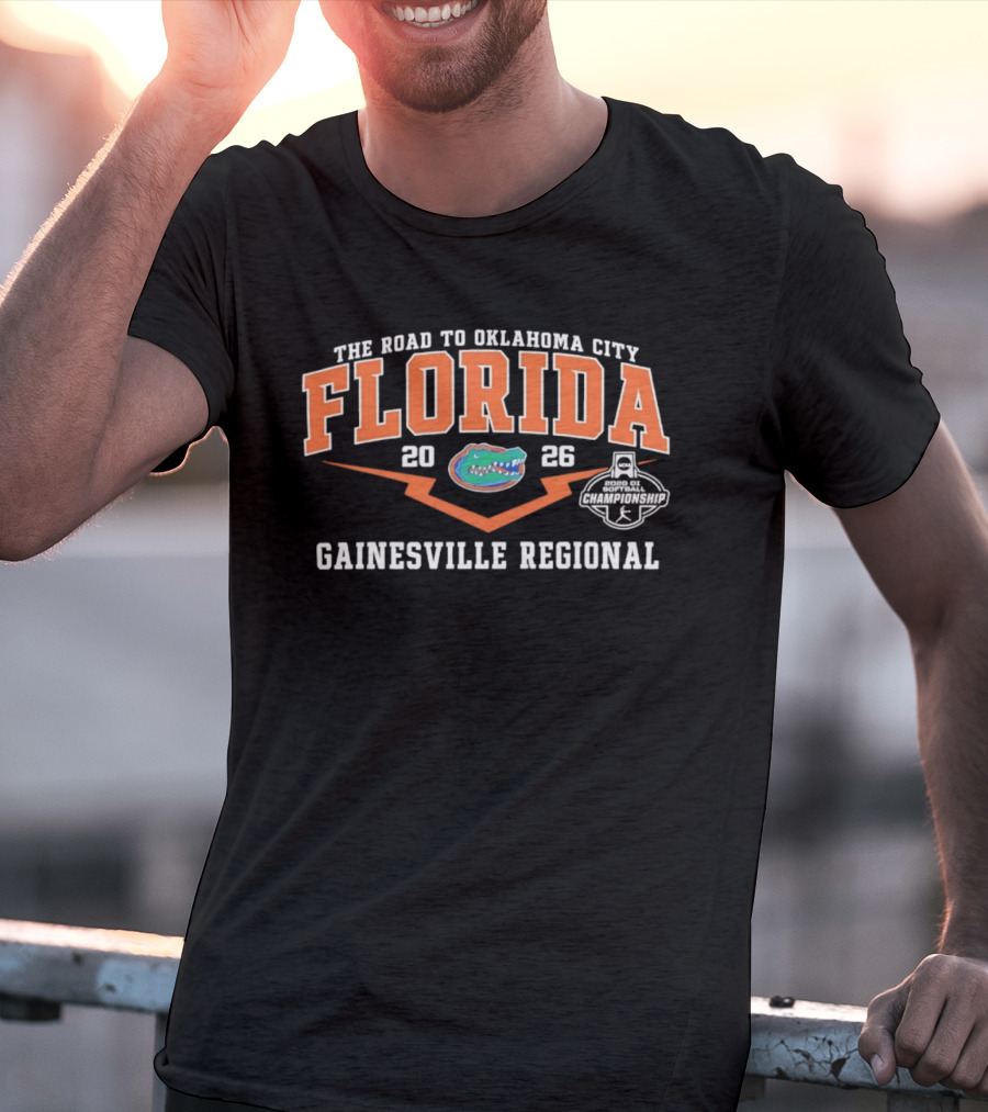 Florida Gators 2026 Road To Oklahoma City Gainesville Regional T-Shirt