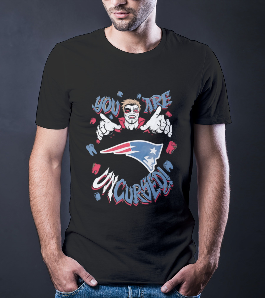 WWE Danhausen New England Patriots You Are Uncursed T-Shirt