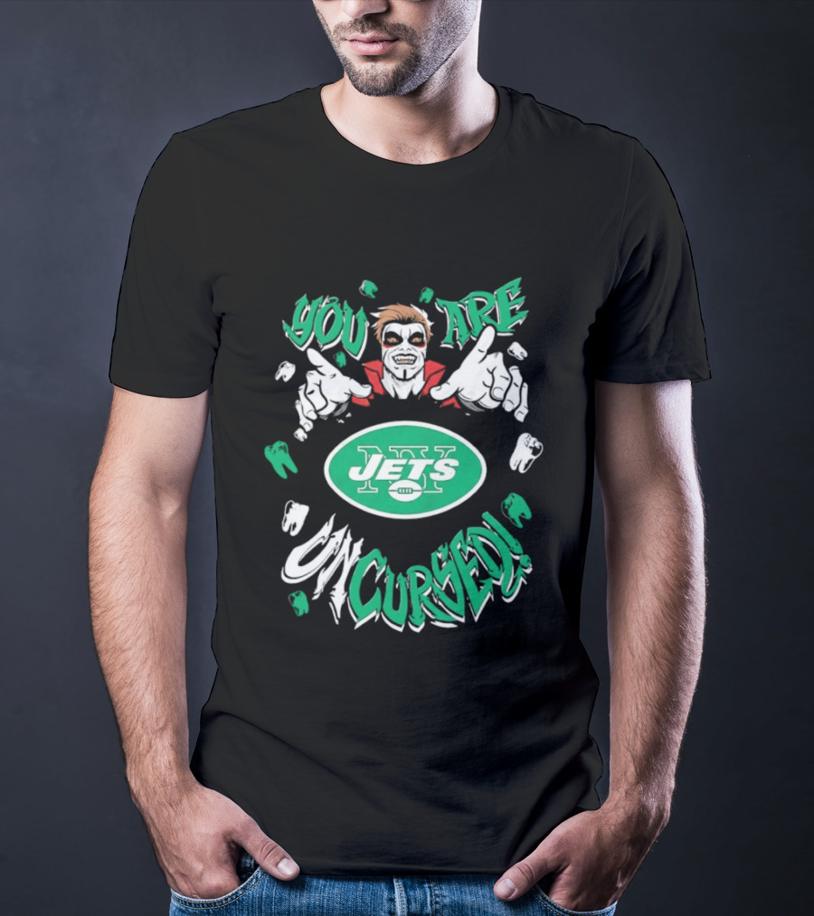 WWE You Are Uncursed Jets Danhausen X New York T-Shirt