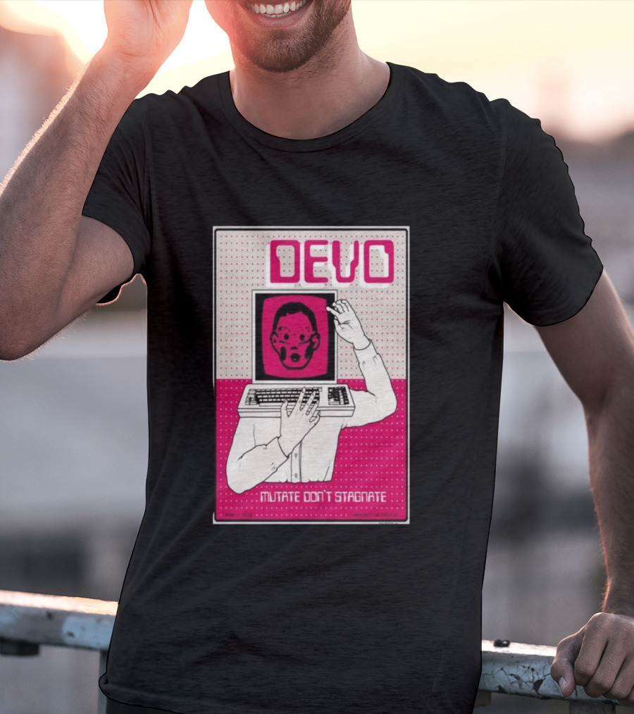 June 03 2026 Devo Concert Akron Civic Theatre Mutate Don't Stagnate T-Shirt