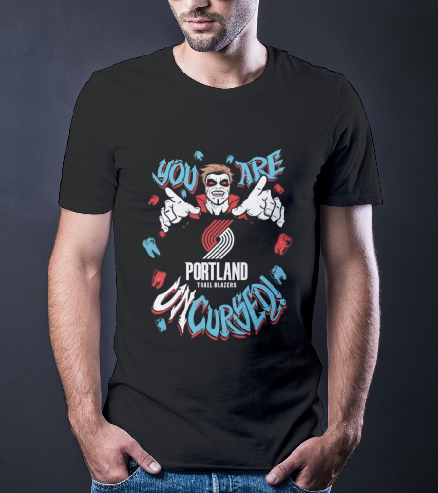 Danhausen You Are Uncursed Portland Trail Blazers WWE Collaboration T-Shirt