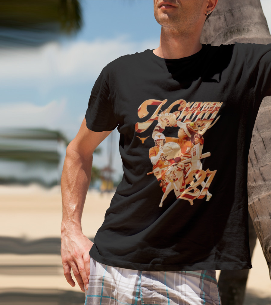 Kayden Henry Texas Longhorns 21 NCAA Softball 2026 T-Shirt