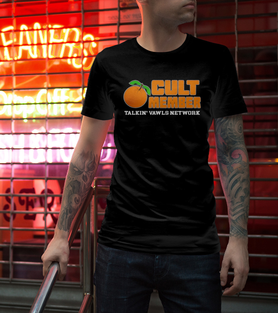 CULT MEMBER Talkin Vawls Network Orange T-Shirt