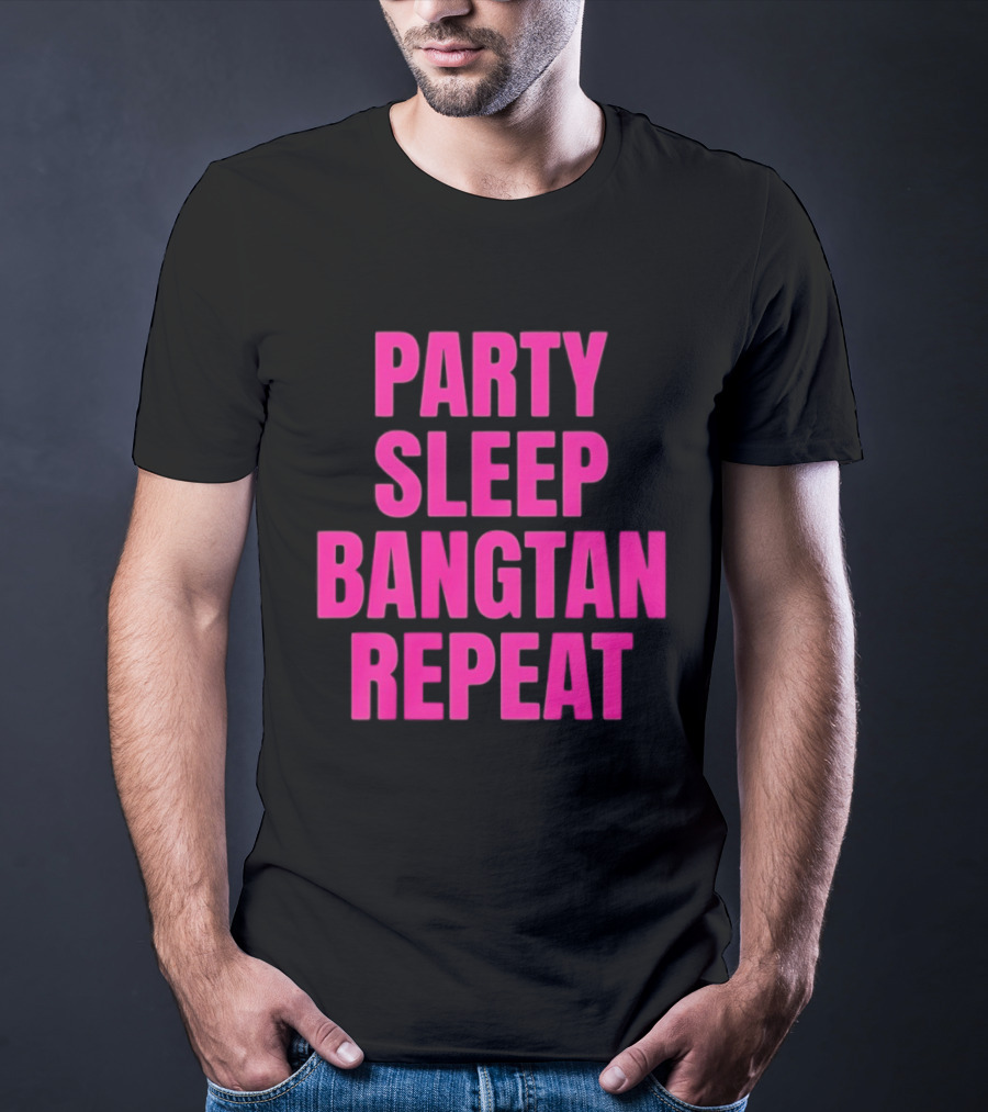 Party Sleep Bangtan Repeat BTS K Pop T-Shirt