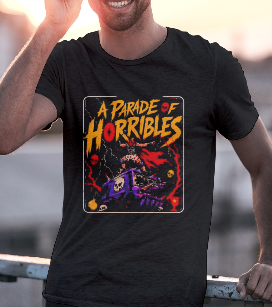 A Parade Of Horribles Warrior Skulls Fantasy Metal T-Shirt