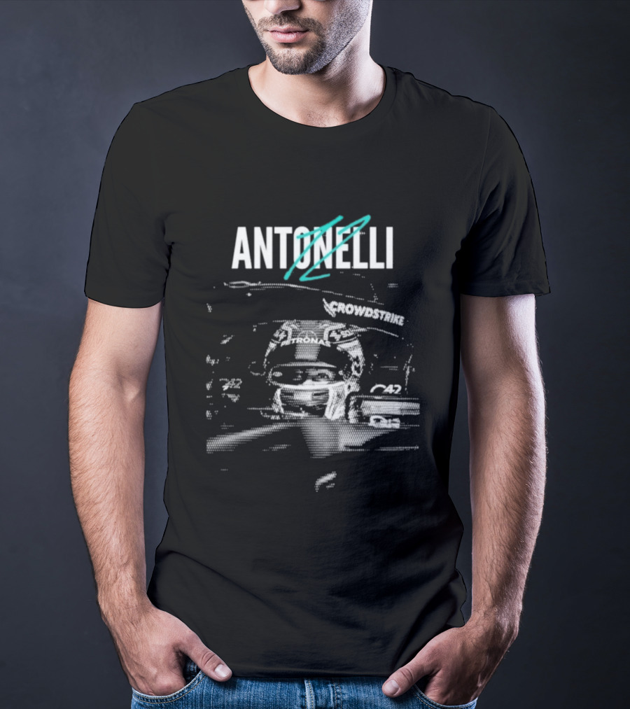 Antonelli F1 Racing Driver Helmet T-Shirt
