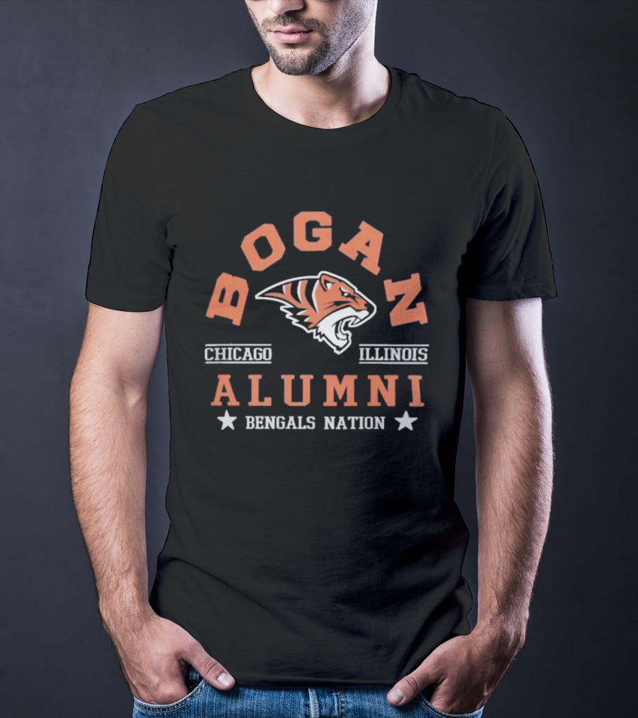Bogan Chicago Illinois Alumni Bengals Nation T-Shirt
