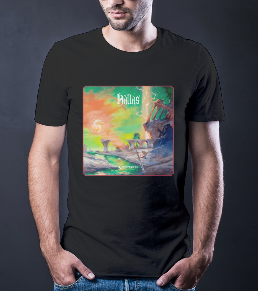 Hällas Conundrum Fantasy Moonscape Adventure T-Shirt