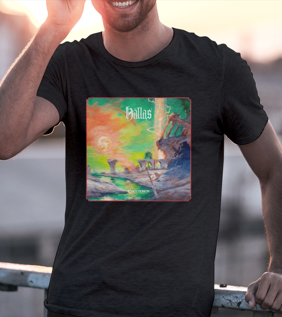 Hällas Conundrum Fantasy Moonscape Adventure T-Shirt