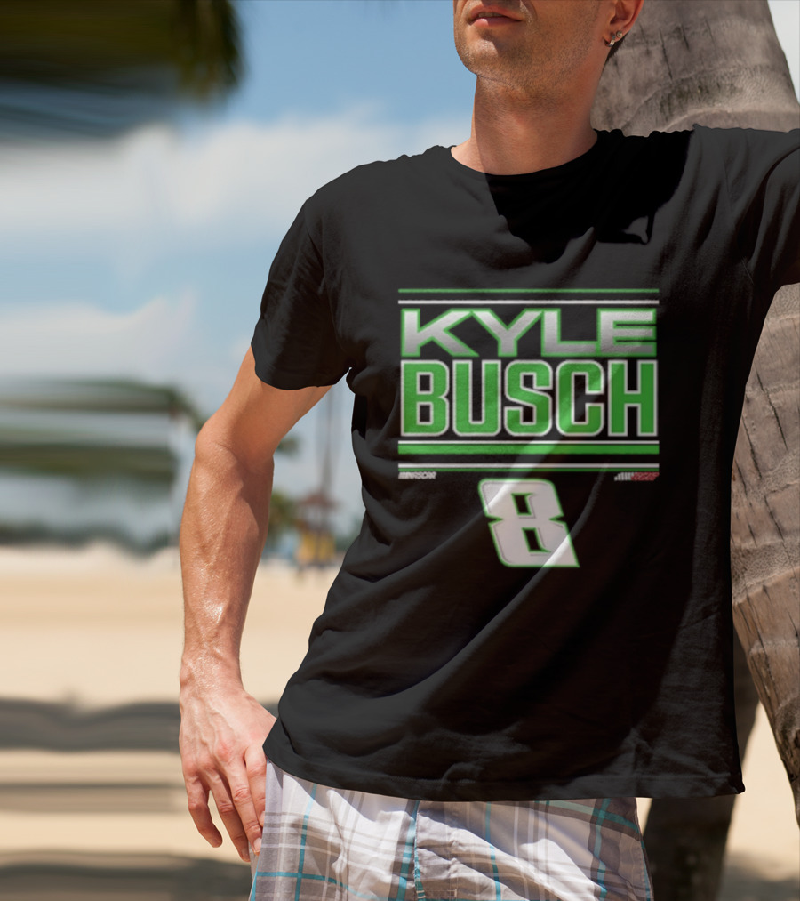 Kyle Busch Number 8 Racing Nascar T-Shirt