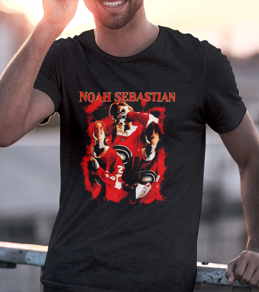 Noah Sebastian Collage Red Sports T-Shirt