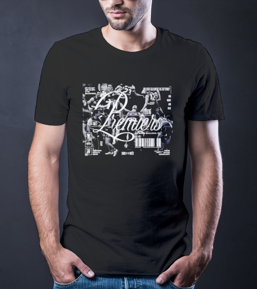 Western Bulldogs Premiers 2016 AFL Legends T-Shirt