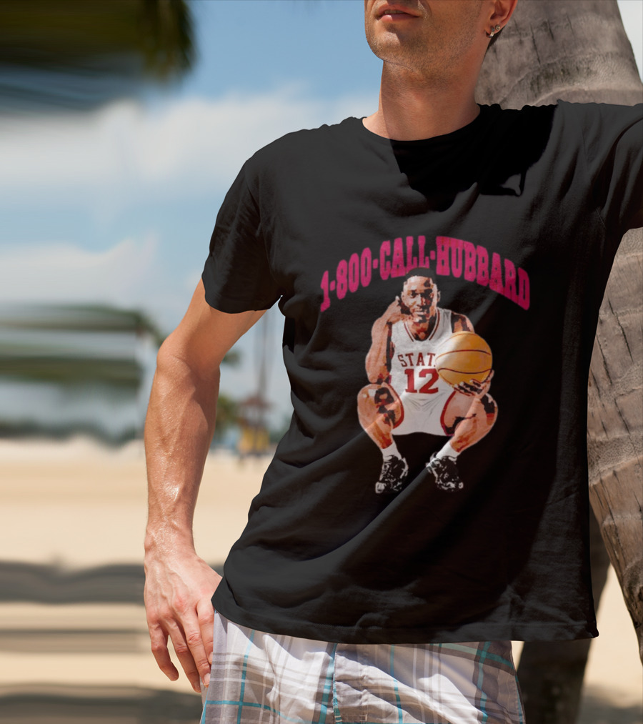 1 800 Call Hubbard State 12 Mississippi Bulldogs T-Shirt