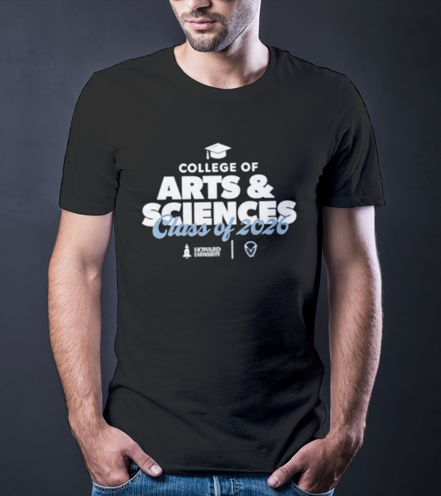 Howard University College Of Arts & Sciences Class Of 2026 T-Shirt