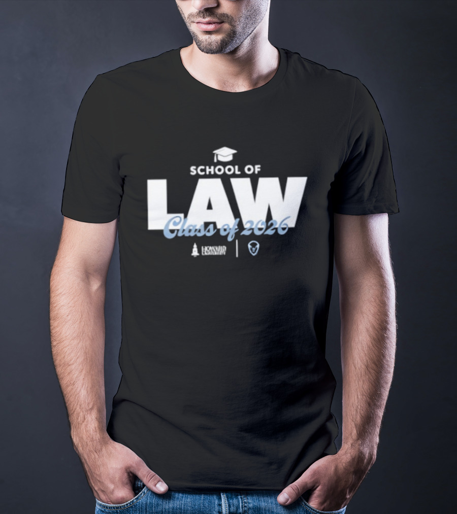 Howard University Law Class Of 2026 Graduation Theme With Scales And Books T-Shirt