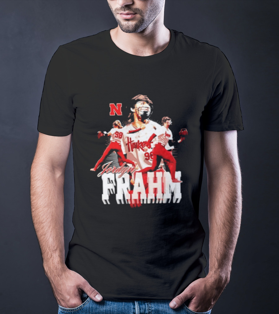 Jordyn Frahm Huskers 98 Nebraska Cornhuskers NCAA Softball T-Shirt