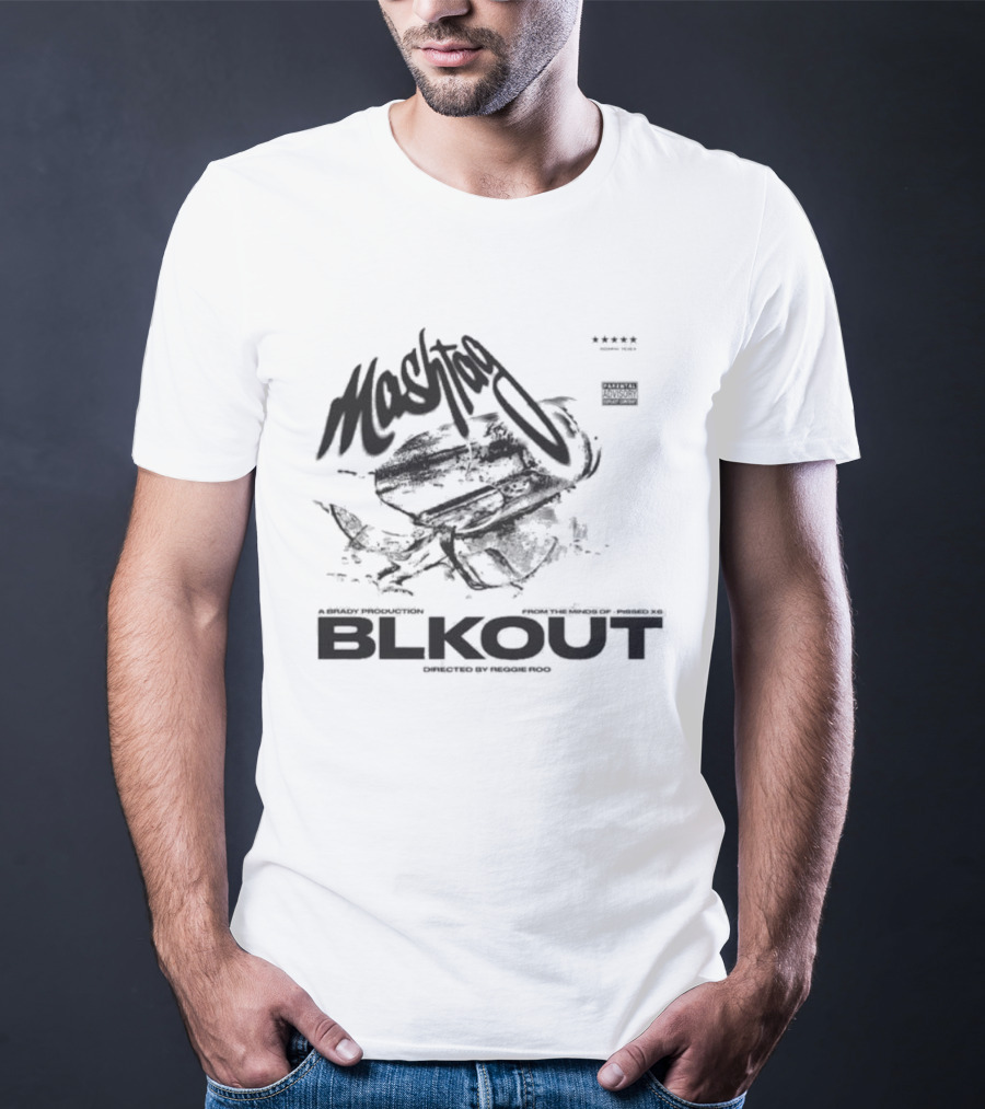 BLKOUT Machin Directed By Reggie Roo T-Shirt